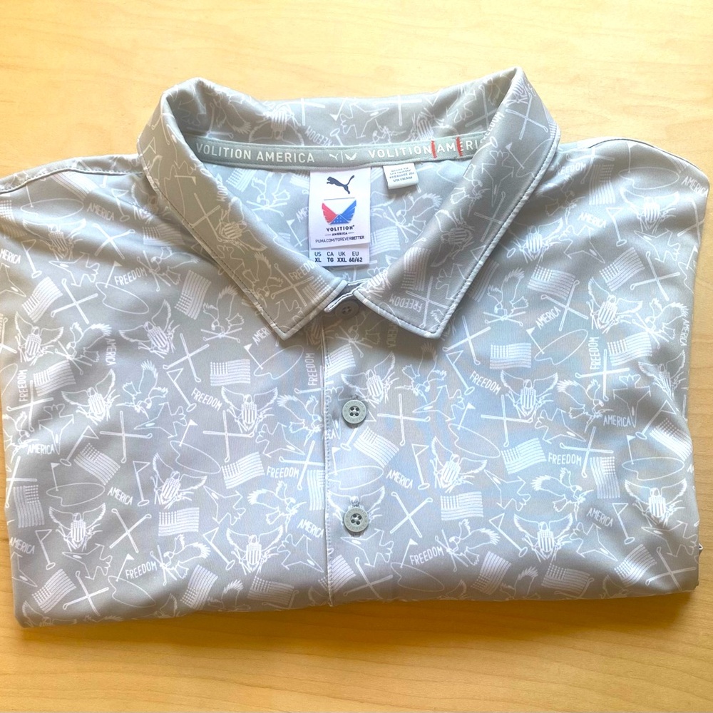 US Air Force puma golf shirt XL